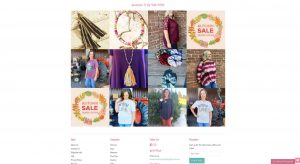 Broad River Boutique Homepage Example 3