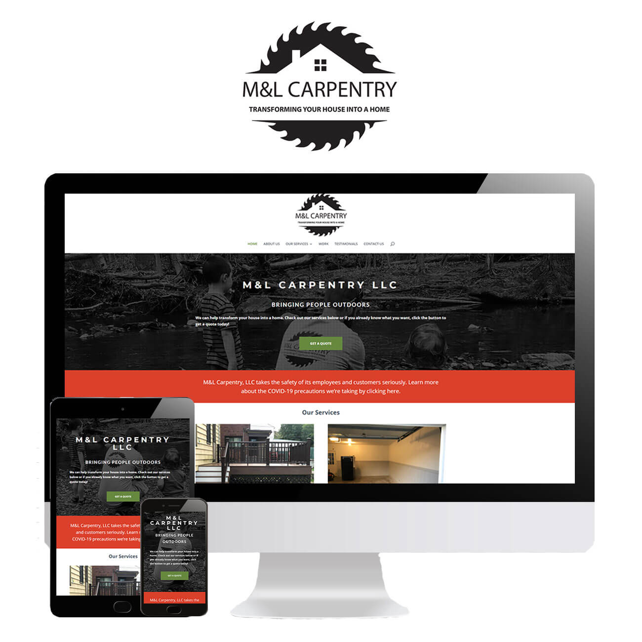 Epitome Digital Marketing - M&L Carpentry Portfolio Image